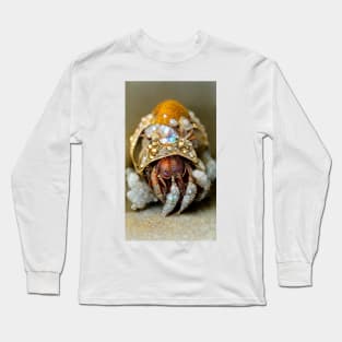 Hermit Crab Bejewelled Long Sleeve T-Shirt
